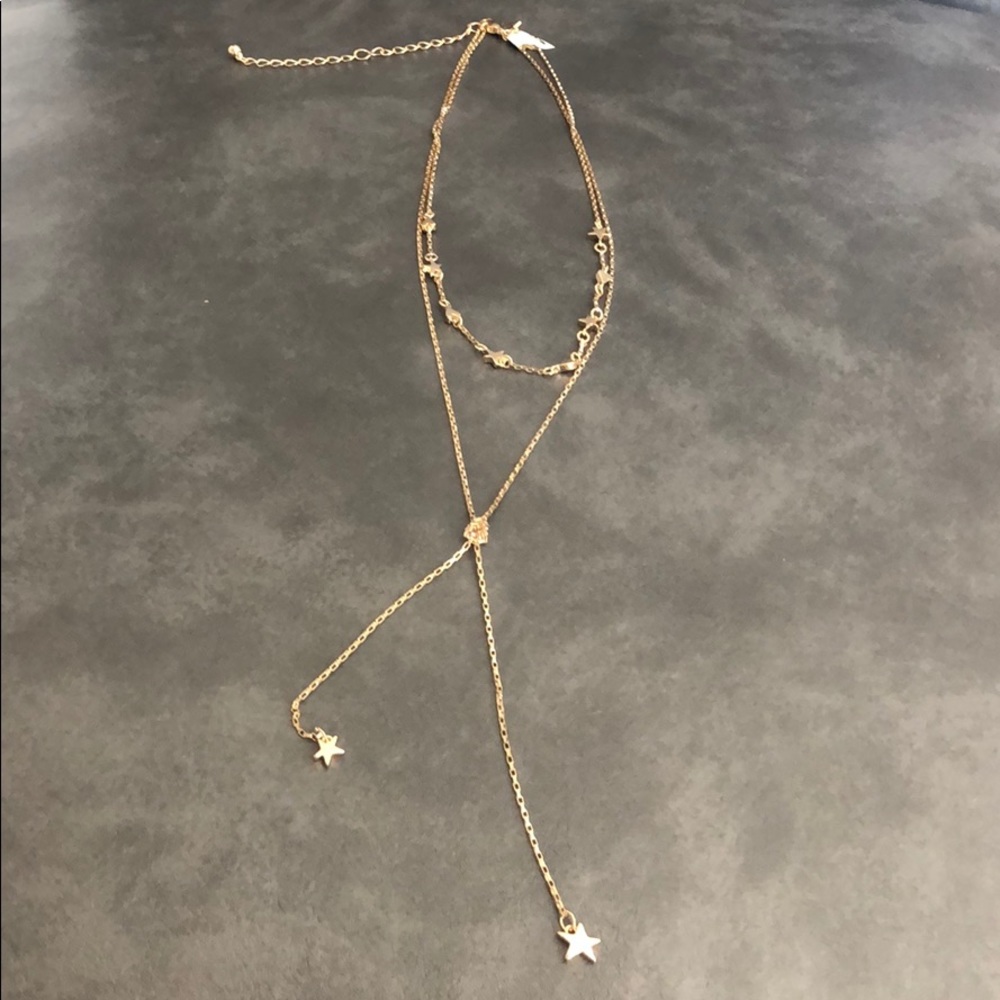 Rebecca Minkoff Gold Star & Heart Layered Necklace - Picture 4 of 5